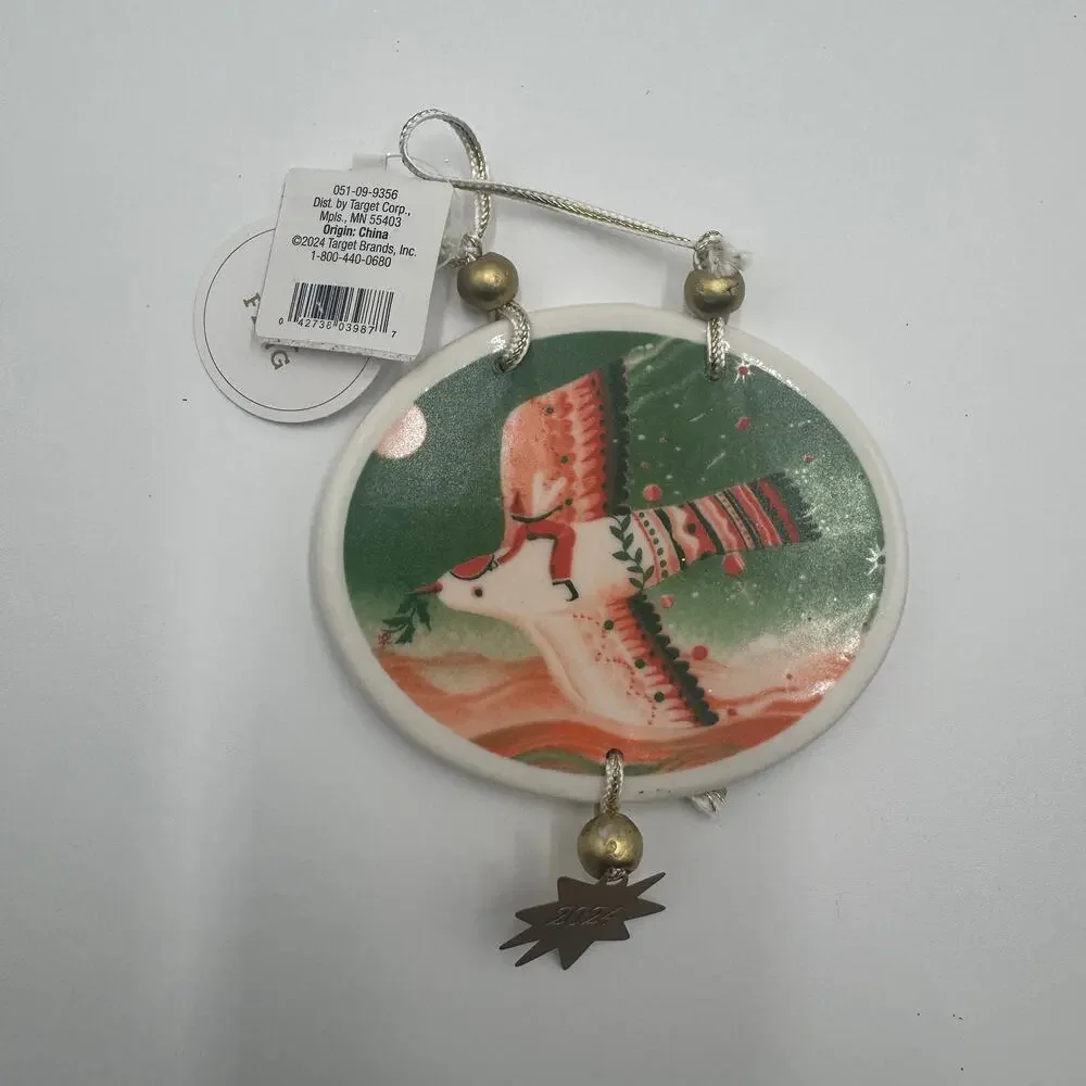 Assorted Christmas Ornament Lot Flocked‎ Santa Snowman Stocking Bells Decor NEW